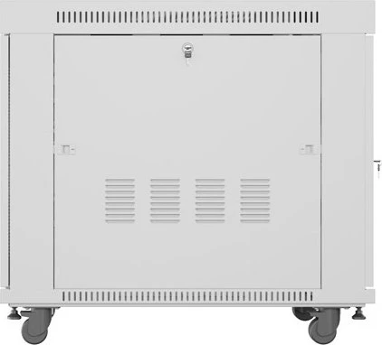 Lanberg 19" Rackschrank 15HE, LCD, freistehend, Flat Pack, Gitternetztür, IP20, RAL 7035, 1000mm tief