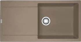 Franke Maris MRG 611-100 XL Einbau Becken rechts mit Ablauffernbedienung cashmere