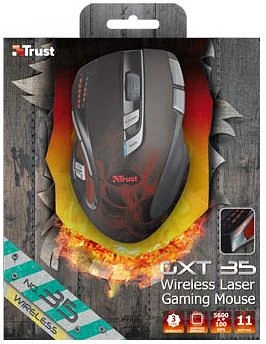 Trust Gaming GXT 35 Wireless Laser Gaming Mouse, USB
