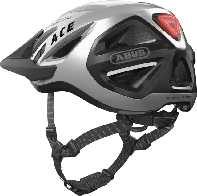 ABUS Urban-I 3.0 ACE Helm gleam silver