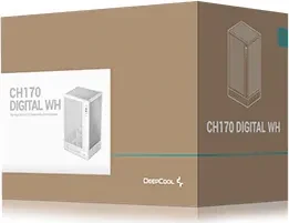 DeepCool CH170 DIGITAL, weiß, Mini-ITX
