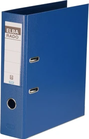 Elba Rado plast Ordner 2-Ring, 80mm, A4, blau