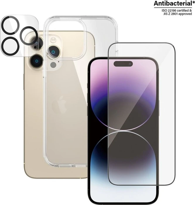 PanzerGlass Privacy 3-in-1 Pack für Apple iPhone 14 Pro Max transparent