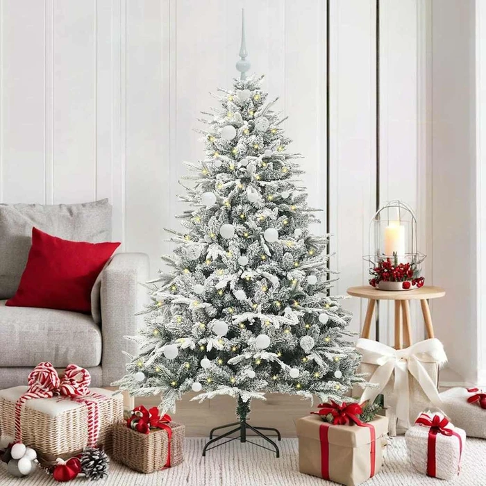 vidaXL Künstlicher Weihnachtsbaum, inkl. LED-Beleuchtung (3395387)