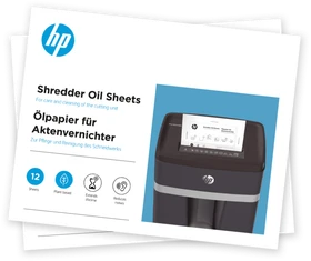 HP Aktenvernichter Öl-Blätter, A5, 12 Blatt