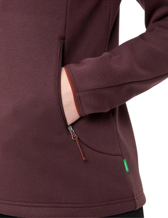 Vaude Idris Fleece Hoodie Funktionsjacke dark oak (Damen)