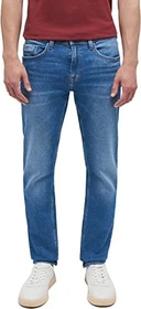 Mustang Oregon Slim mit Kontrastnähten Jeans blau (Herren)