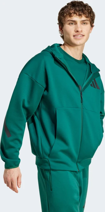 adidas Z.N.E. Zip Hoodie collegiate green (Herren)