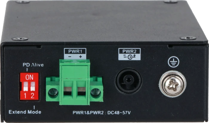 Dahua PFS31 Industrial Railmount Gigabit Switch, 2x RJ-45, 1x SFP, 60W PoE++