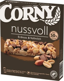 Corny Nussvoll Müsliriegel Erdnuss/Vollmilch 96g (4x 24g)