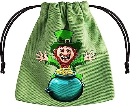 Q-Workshop Würfelbeutel Lucky Green: Pot of Gold