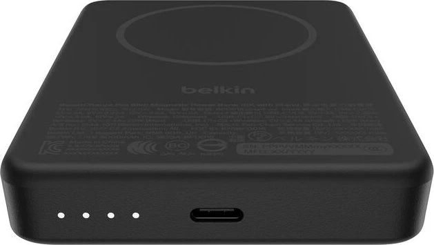 Belkin BoostCharge Slim Magnetic Power Bank with Qi2 (15W) 10K schwarz