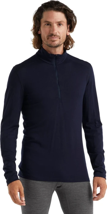 Icebreaker Merino 200 Oasis Half Zip Funktionsshirt langarm midnight navy (Herren)