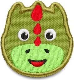 Affenzahn Klett Badge Drache