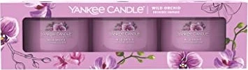 Yankee Candle Wild Orchid 3x Duftkerze Geschenkset, 3 Stück