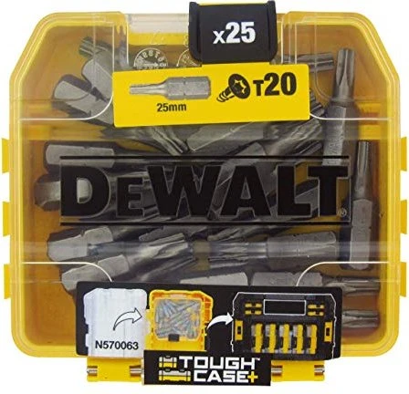 DeWalt DT7961 Torx T20 Bitset inkl. Werkzeugbox, 25-tlg.