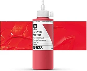 Vallejo Studio Acrylic fluorescent flame red, 200ml