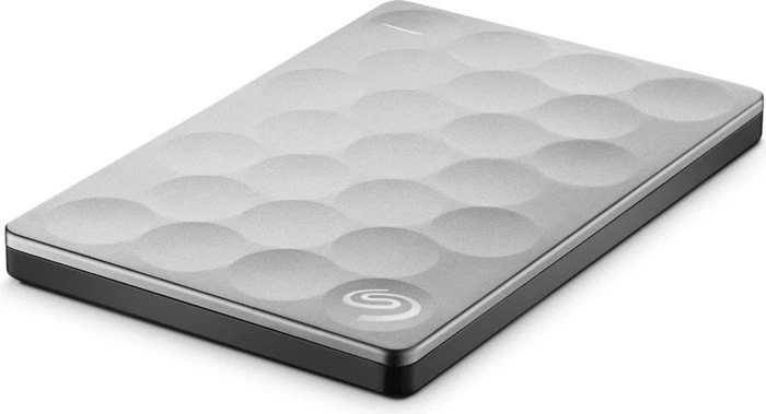 Seagate Backup Plus Ultra Slim Platinum, silber, 2TB, USB 3.0 Micro-B