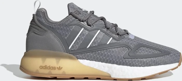 adidas ZX 2K Boost grey three/cloud white/gum (Herren)
