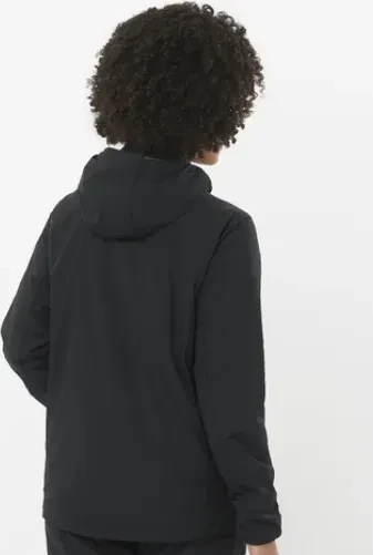 Salomon Mountain Flex Hooded Funktionsjacke deep black (Damen)