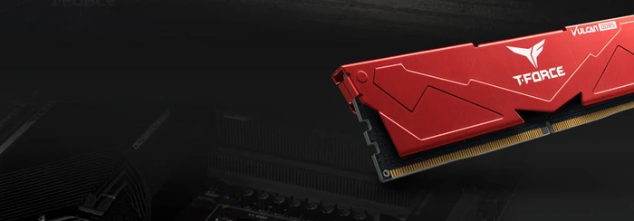 TeamGroup T-Force VULCAN rot UDIMM 32GB Kit, DDR5-6000, CL30-36-36-76, X8