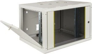 Digitus Professional Unique Serie Wandschrank 7HE, Sicherheitsglastür, IP2X, grau, 450mm tief