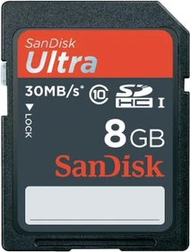 SanDisk Ultra R30 8GB, UHS-I, Class 10