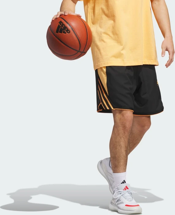 adidas Crazy Lite Trainingshose kurz black/hazy orange (Herren)
