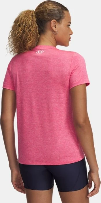 Under Armour Tech Twist Funktionsshirt kurzarm super pink/white (Damen)