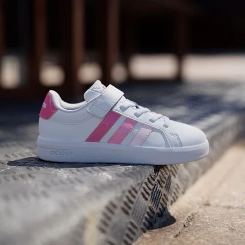 adidas Grand Court 3.0 cloud white/pink fusion/bliss pink (Junior)