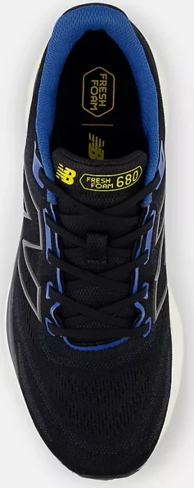 New Balance Fresh Foam 680v8 black/blue agate/ginger lemon (Herren)