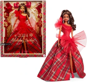 Mattel Barbie - Collector - Holiday Barbie 2024 brünett