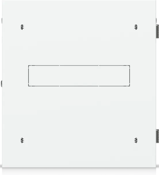 Ubiquiti 12U Rack Cabinet, 19" Wandgehäuse 12HE, Glastür, weiß, 720mm tief