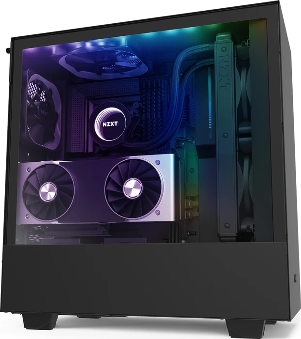 NZXT H510i, schwarz, Glasfenster