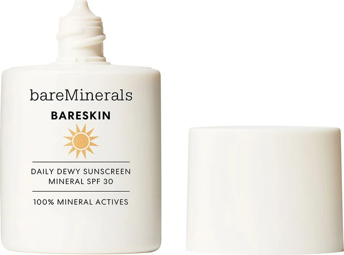 bareMinerals BareSkin Daily Dewy Mineral Sunscreen sheer medium LSF30, 30ml