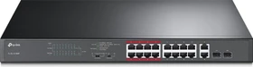 TP-Link TL-SL1200 Rackmount Switch, 16x RJ-45, 2x RJ-45/SFP, 192W PoE+ (TL-SL1218MP)