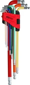KS Tools Innensechskant Winkelschlüsselsatz, 9-tlg.