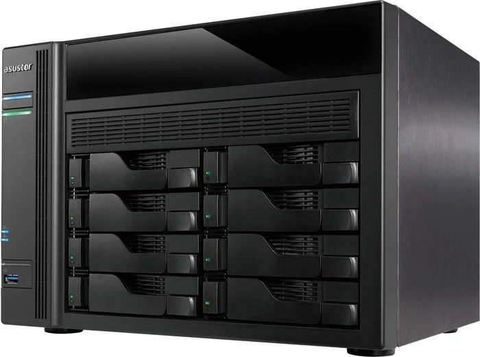 Asustor AS5008T, 1GB RAM, 4x RJ-45 1000Base-T, 3x USB-A 3.0
