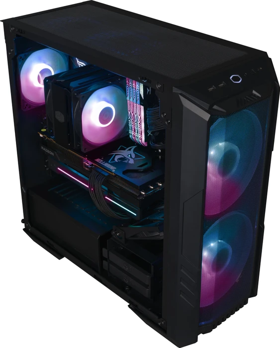 Cooler Master HAF 500, schwarz, Glasfenster
