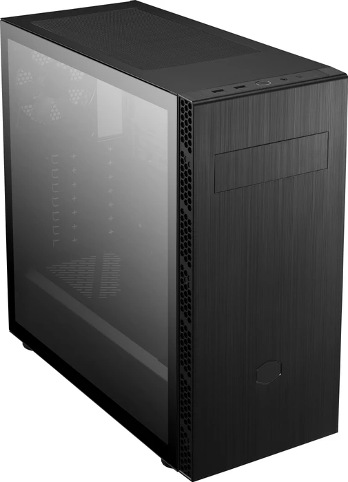 Cooler Master MasterBox MB600L V2, schwarz, mit 5.25" Schacht, Glasfenster