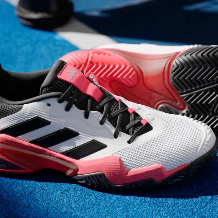 adidas Barricade 13 cloud white/core black/lucid red (Herren)