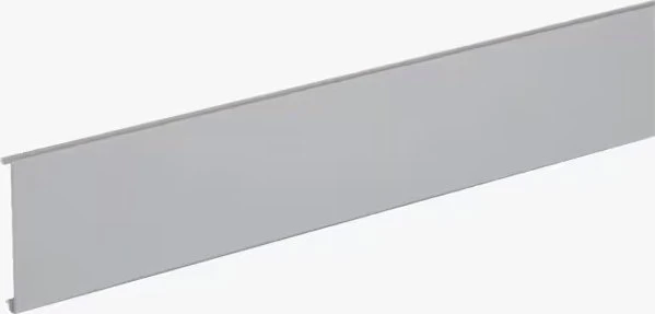 Hager Brüstungskanal-Oberteil zu BRS Breite 80mm aus Stahlblech in lichtgrau