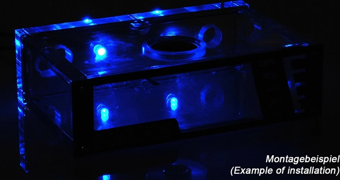 Alphacool Repack Single Bayres 5.25" Rev. 2 Clear