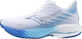Mizuno Wave Rider 28 white/mugen blue/river blue (Damen)