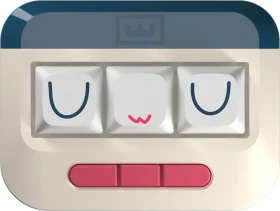 Wooting UwU - 6-Key analog/digital programmable Keypad, beige, Lekker V2 L45 Linear, USB-A