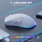 Onikuma CW917 Wireless Gaming Mouse weiß, USB Vorschaubild