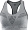 Salomon Essential Move On Seamless Sport-BH deep black/heather/reflective silver (Damen) Vorschaubild