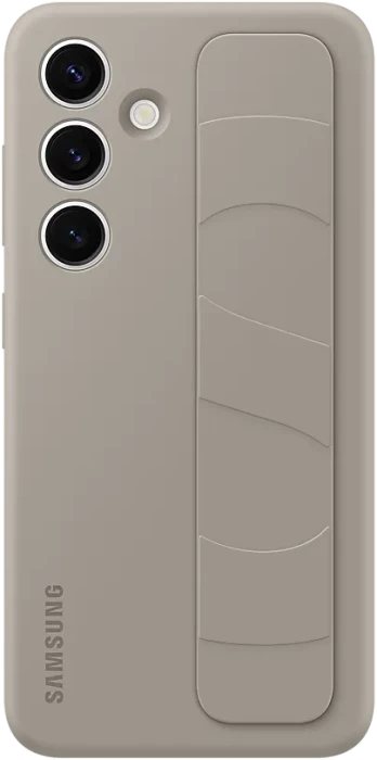 Samsung Silicone Grip Case für Galaxy S24 taupe