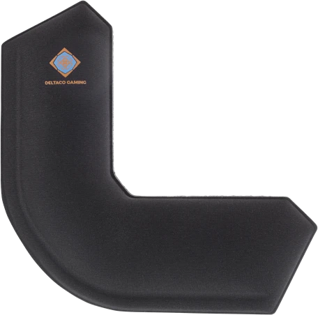 Deltaco Gaming Corner Wrist Pad, schwarz