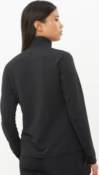Salomon Essential Lightwarm Hybrid Funktionsjacke deep black (Damen)